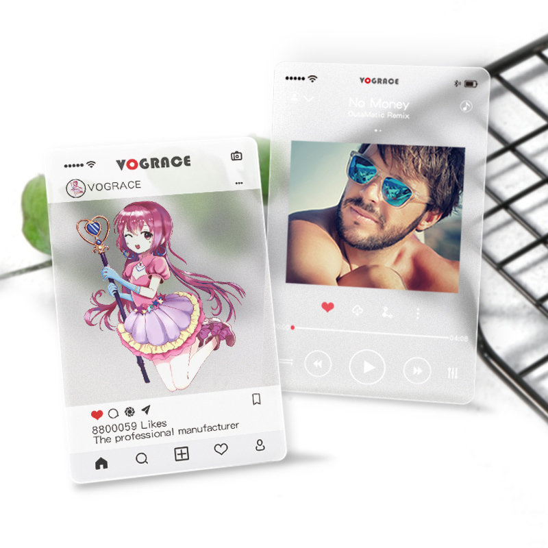 Лидер продаж VOGRACE дешевые пользовательские OEM мультфильм аниме прозрачные карты печати пластиковые прозрачные ПВХ визитки с вашим собственным дизайном