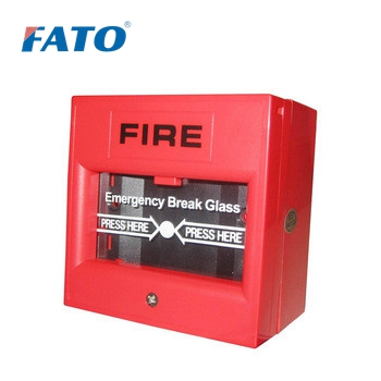Кнопка аварийного вызова для пожарной сигнализации FATO Glass Break