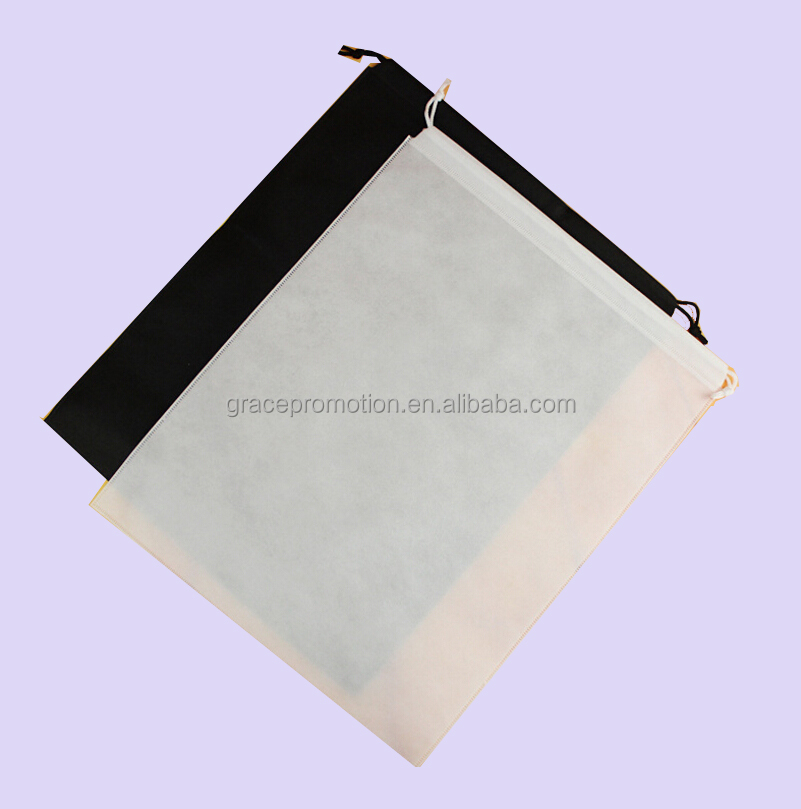 Portable canvas drawstring shoes bag with custom logo