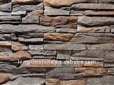 Rough slate wall tile