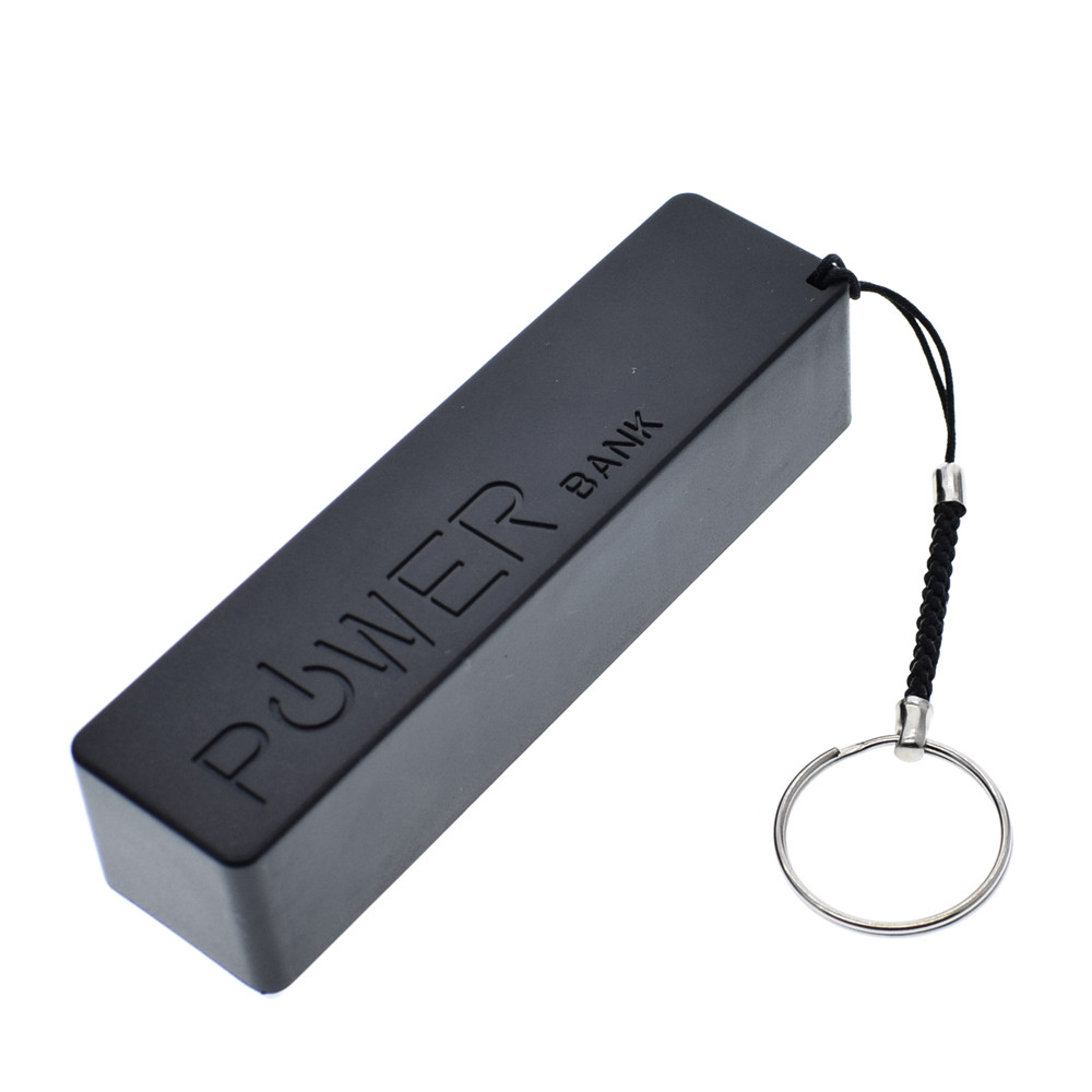 Комплект чехлов для внешнего аккумулятора USB 18650, зарядное устройство для аккумулятора «сделай сам», черного цвета
