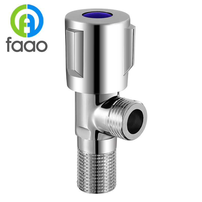 FAAO High-quality Chromium plating on brass Angle valve