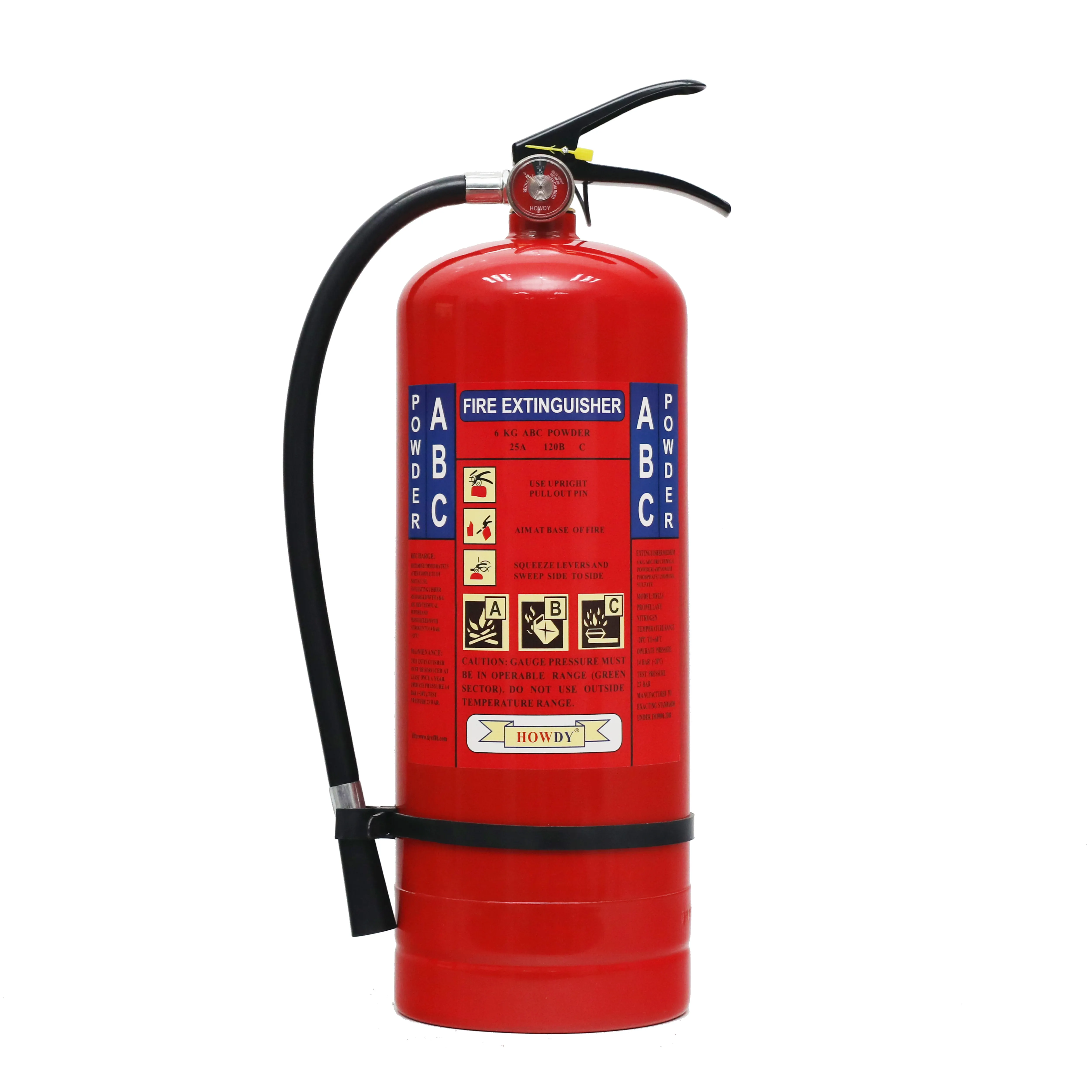 March Expo Newest design and cheap price of 6kg fire extinguisher,30% abc dry powder fire extinguisher with ISO certificate
