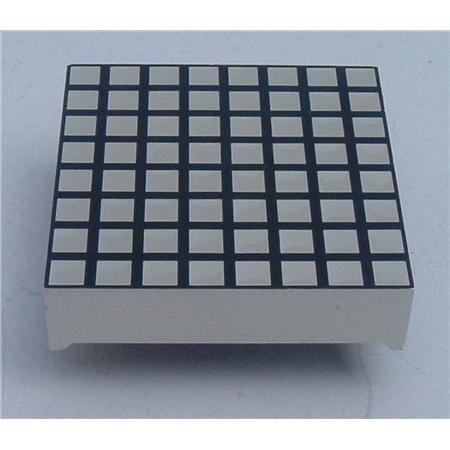 Супер яркий квадратный пиксельный 8x8 RGB светодиодный матричный дисплей 60, 5x60, 5x5 мм