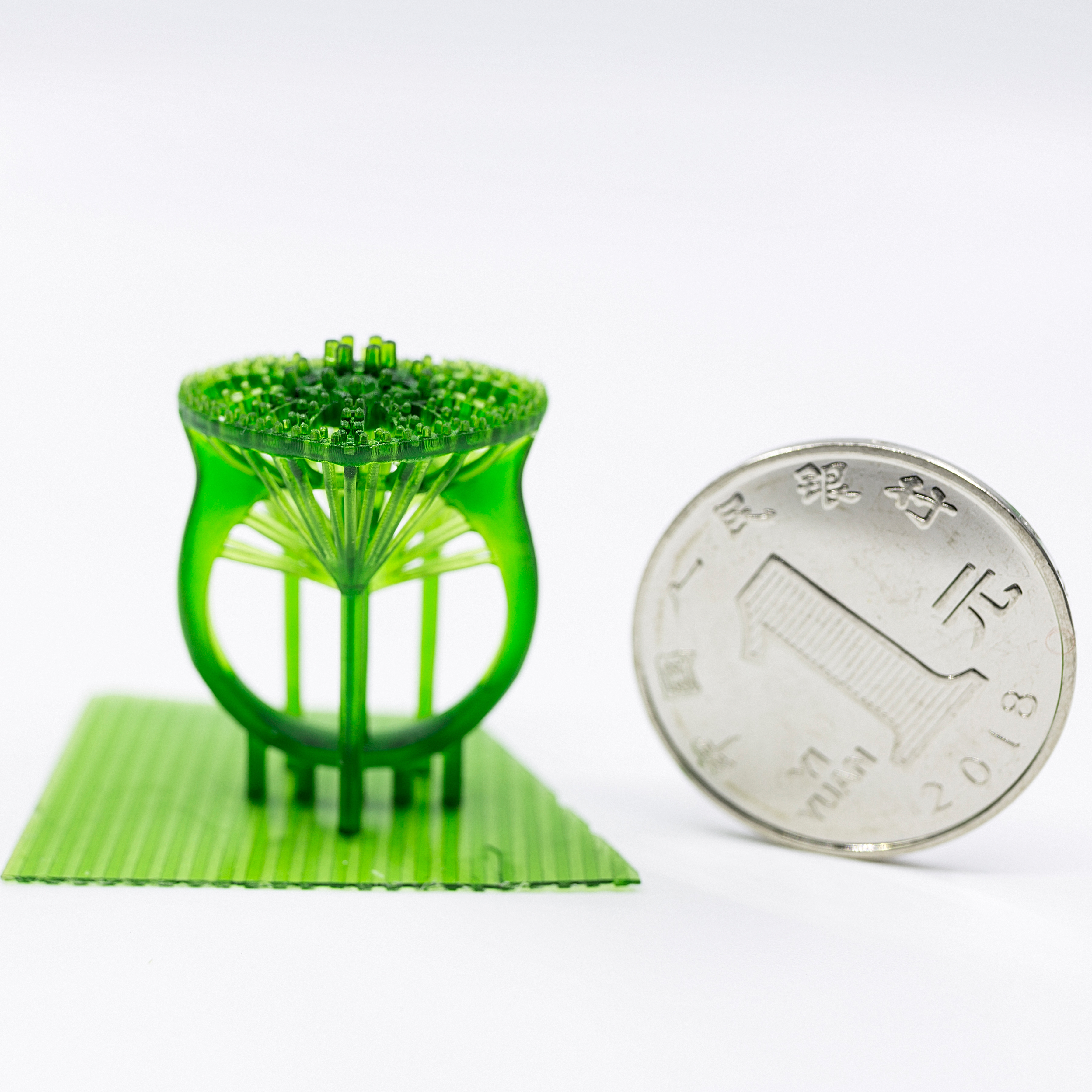 Фоточувствительная Смола Flashforge для DLP UV 3D принтеров зеленая литая смола для ювелирных изделий