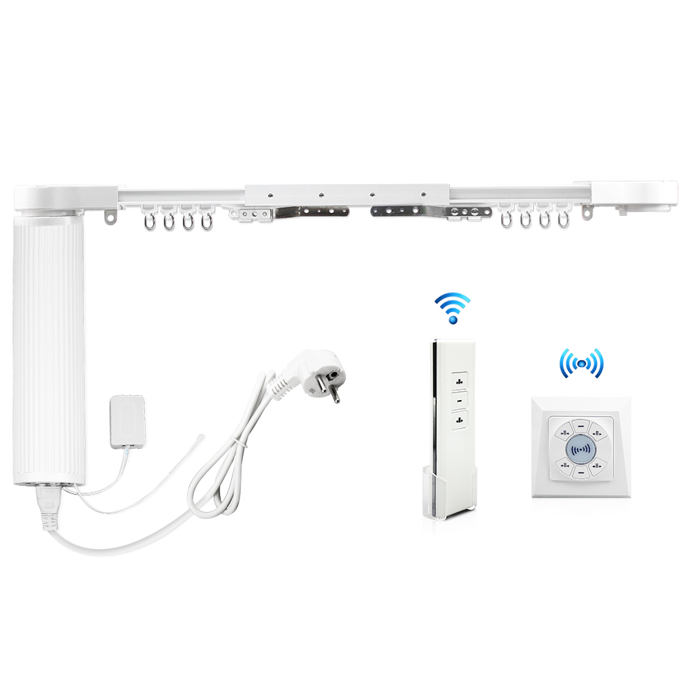 Zemismart Z-wave Электрический SmartThings управляемый мотор для штор с треком