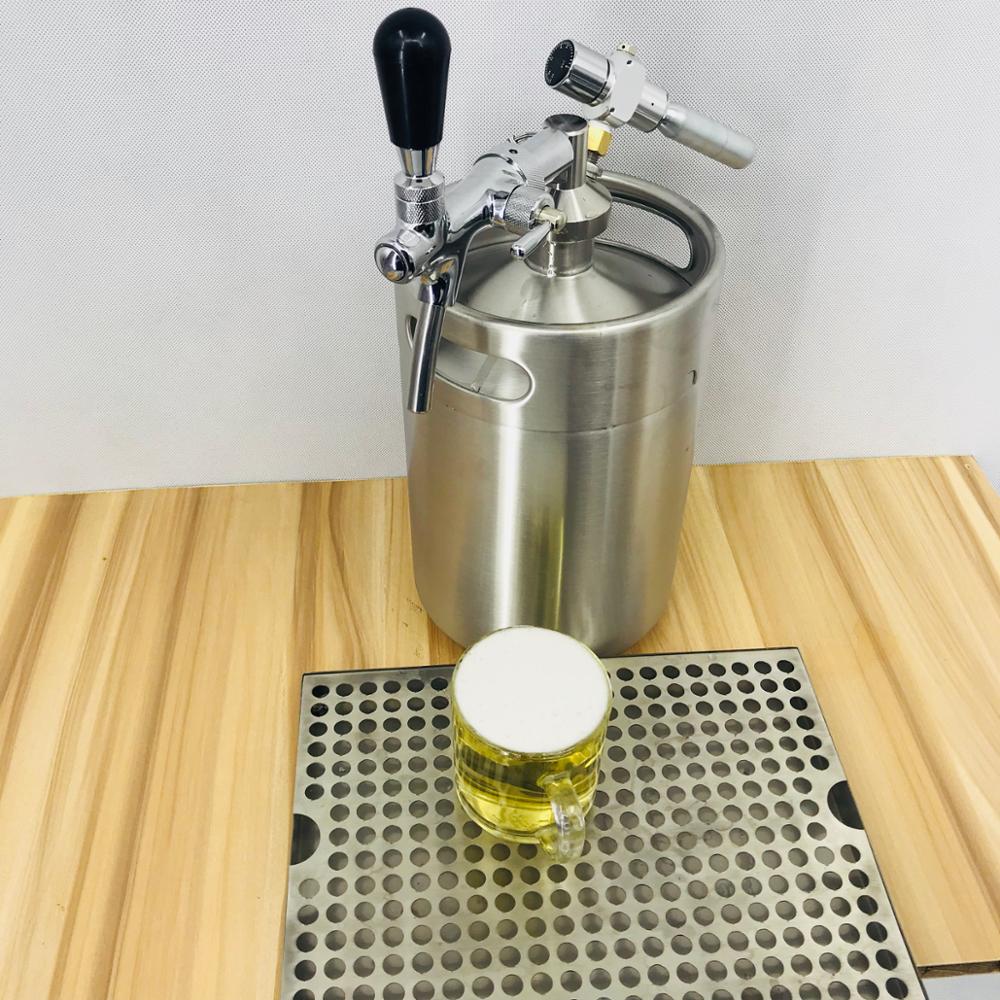 5L пивной бочонок из нержавеющей стали для хранения пива/вина/алкоголя