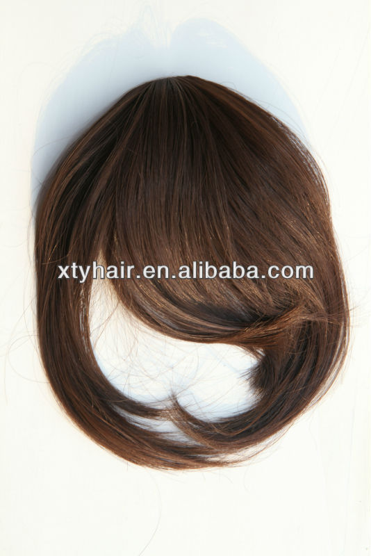 Alibaba express fringes для платья hairpiece аксессуары для волос шоколадный коричневый цвет волос клип в челке