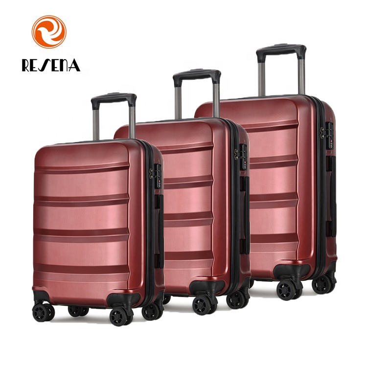Новый дизайн resena 20 "24" 28 "из АБС-пластика, набор багажных чемоданов с матовый цвет ABS чемодан на колесиках дл 2020