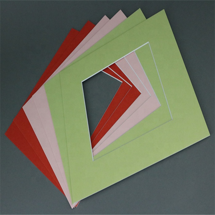 colorful mat boards/matboard/passepartouts for photo picture frame