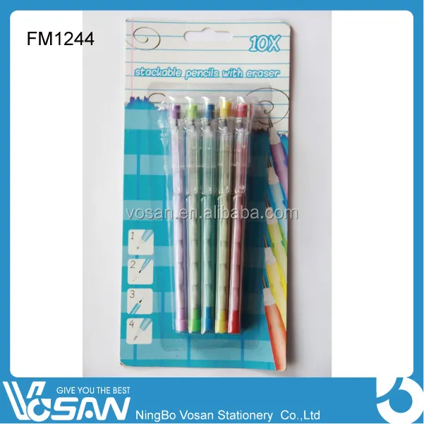 10 шт. карандаш пули набор пластиковых пуш-ап набор карандашей точка набор карандашей