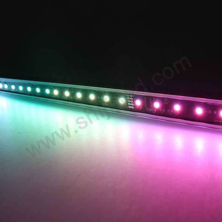 Цифровой Полноцветный Светодиодный линейный светильник ip65 DC24V dmx512 artnet 48 пикселей