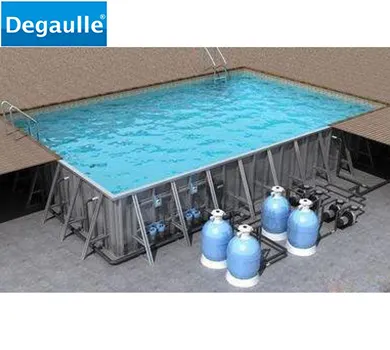 Steel structure Fiberglass Swimming Pool inground