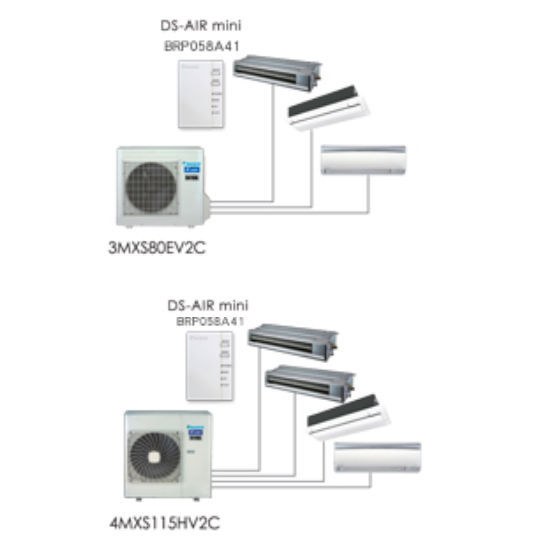 Бытовые кондиционеры Dai-kin super multi-split 4MX