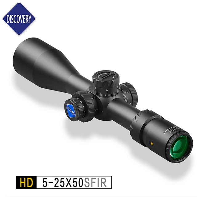 Прицел для охотника солдат Discovery HD 5-25X50SFIR SFP с использованием китайского дешевого прицела, пневматического пистолета для армии