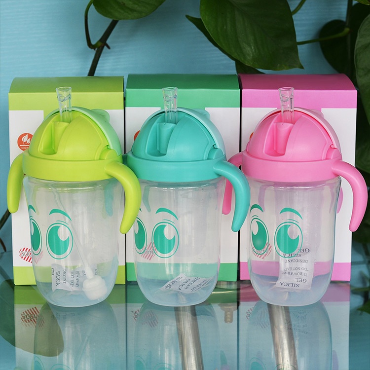 Bpa Бесплатно 300 мл пользовательские мультфильм путешествия герметичные пластиковые дети пластиковые бутылки воды малыш