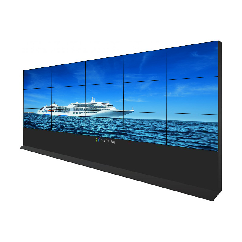 Touchscreen 4K 1.7mm tft 14 inch lcd monitor tempered glass tv wall mount table for security