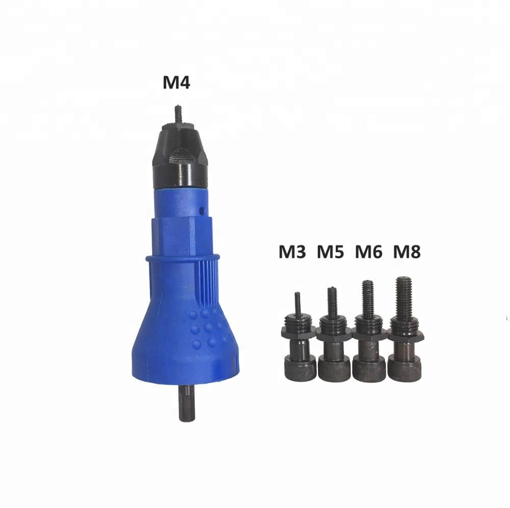 Auto-Release Plastic Riveter Nut Adapter for electric riveter gun battery riveter