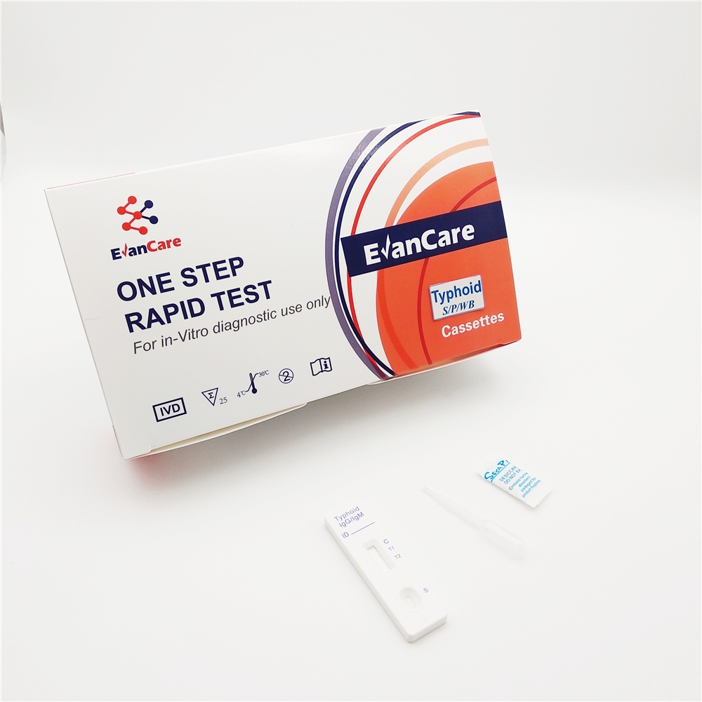 EVANCARE typhoid igg igm быстрый тест с сертификатом CE