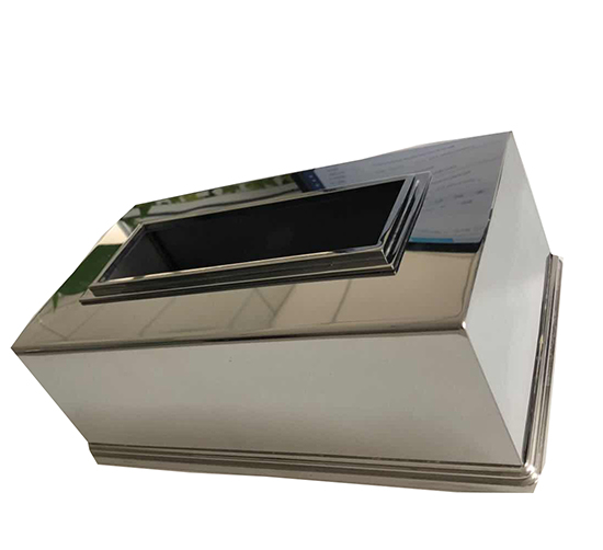 Customized high precision Stainless steel stamping service mirror polish stainless steel tissue box cover