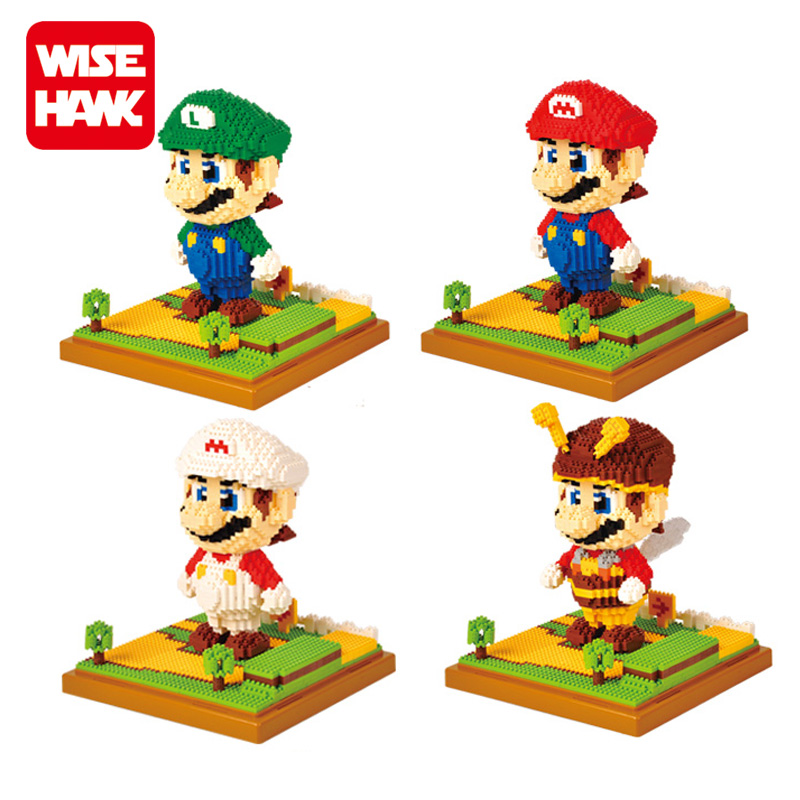 Новинка, волшебный пластиковый нано-блок HC, огромная фигурка super mario bros, оптовая продажа, популярные игрушки