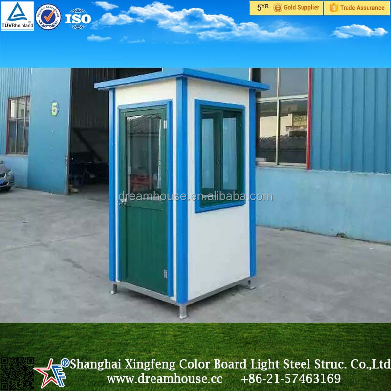 Легкие стальные prefabicated sentry box/мини-дом/дом охранника/платной