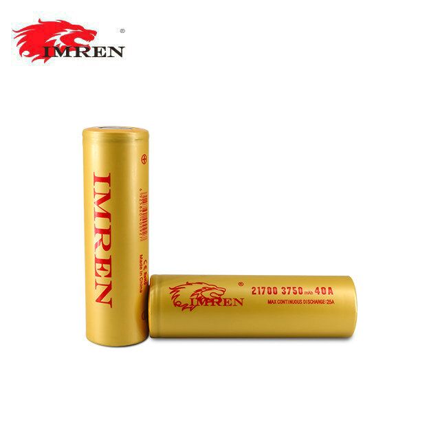 Original IMREN Li-ion Type And deep Cycle 3750mAh 40A 3.7V battery IMR21700 21700 Rechargeable Battery