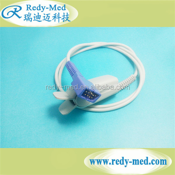 Медицинские расходные материалы Nellcor DS-100A 9pin Oximax, многоразовый датчик SpO2