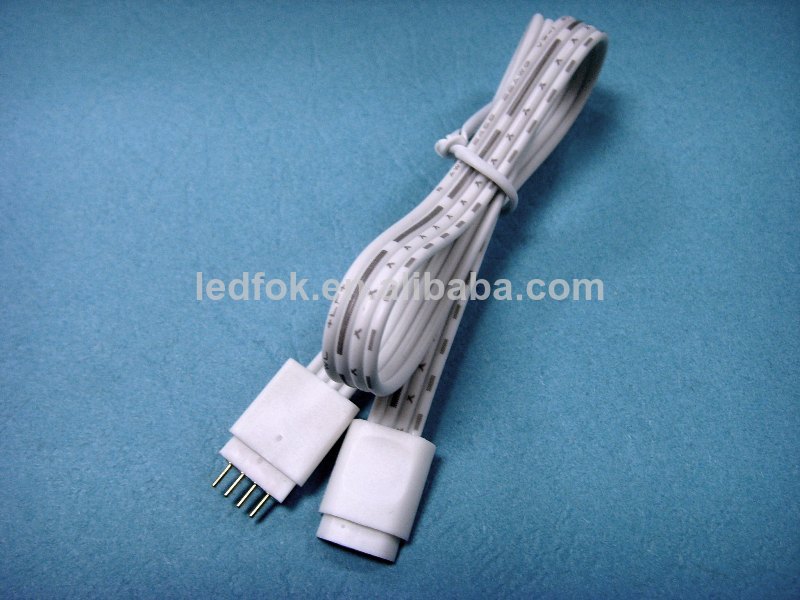 светодиодный rgb 5050 smd гибкие полосы 4 штифт 10mm разъем, привело аксессуары светотехнической продукции