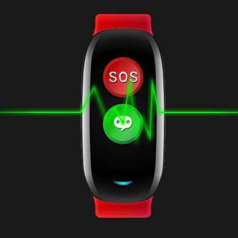 Устройство отслеживания для пожилых людей с GPS, часы для экстренного вызова, голосовой чат, обнаружение падения, пульсометр, артериальное давление, больница