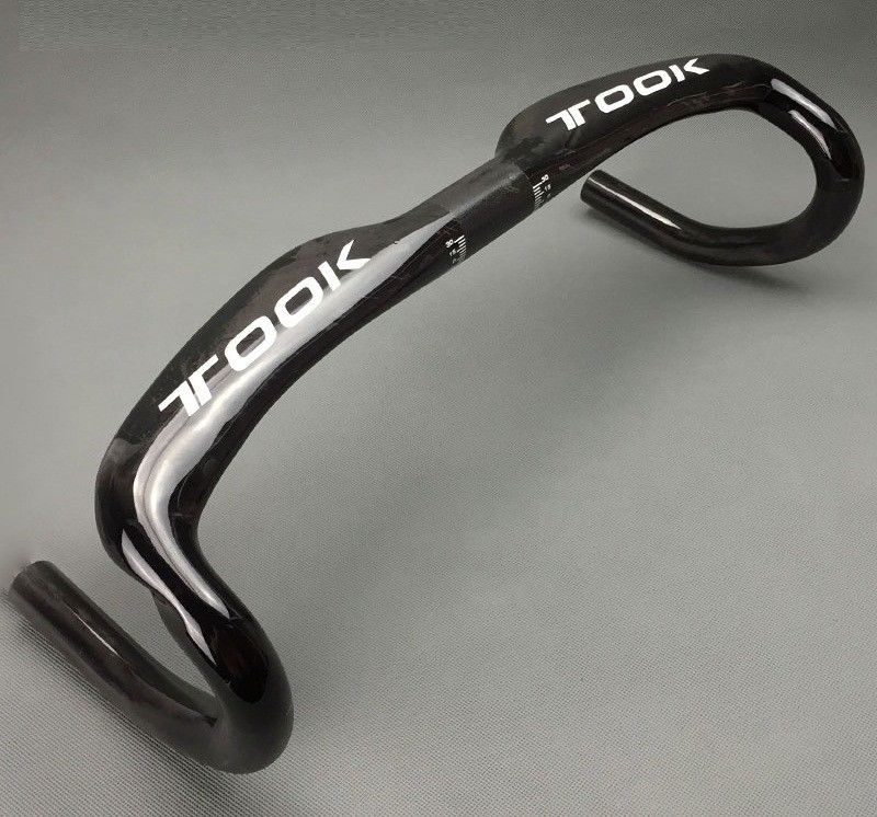 TOOK Carbon Road Bike Bicycle Racing Drop Bar Handlebar 31.8*400/420/440mm Black