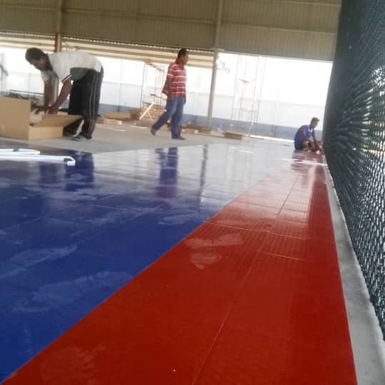 Less maintenance PP interlock futsal/basketball/volleyball indoor sport floor used