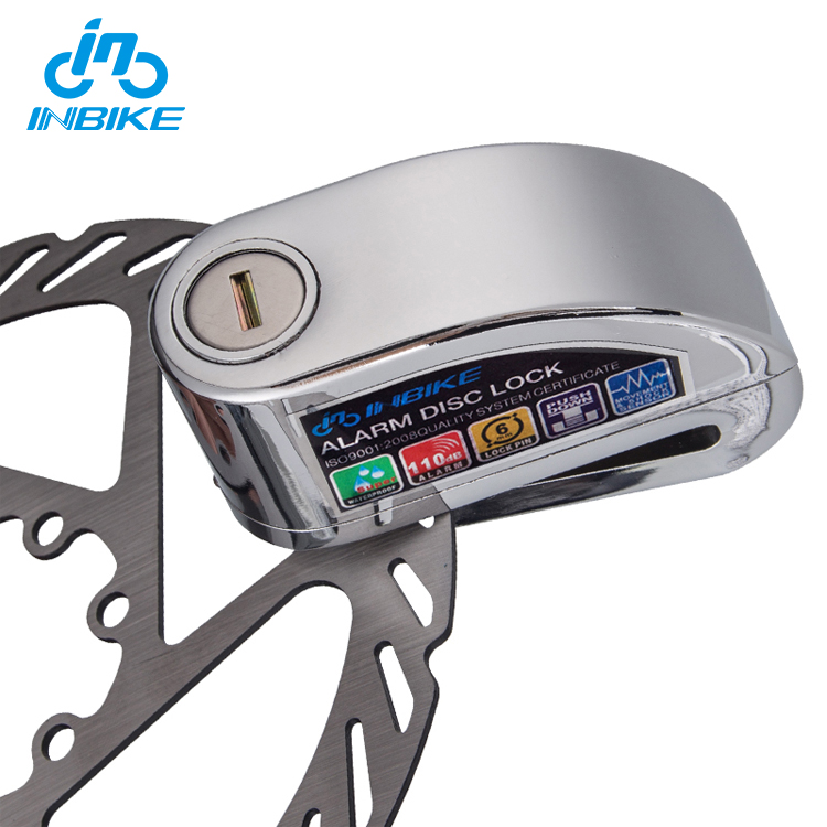 INBIKE Muti-использование высокого качества сигнализации дисковый замок мотоцикл велосипед