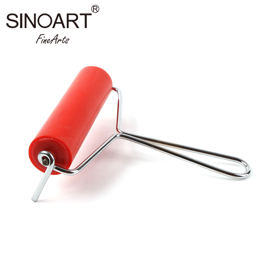 Professional Artist Hand Rubber Roller Deluxe Silicon Gel Roller