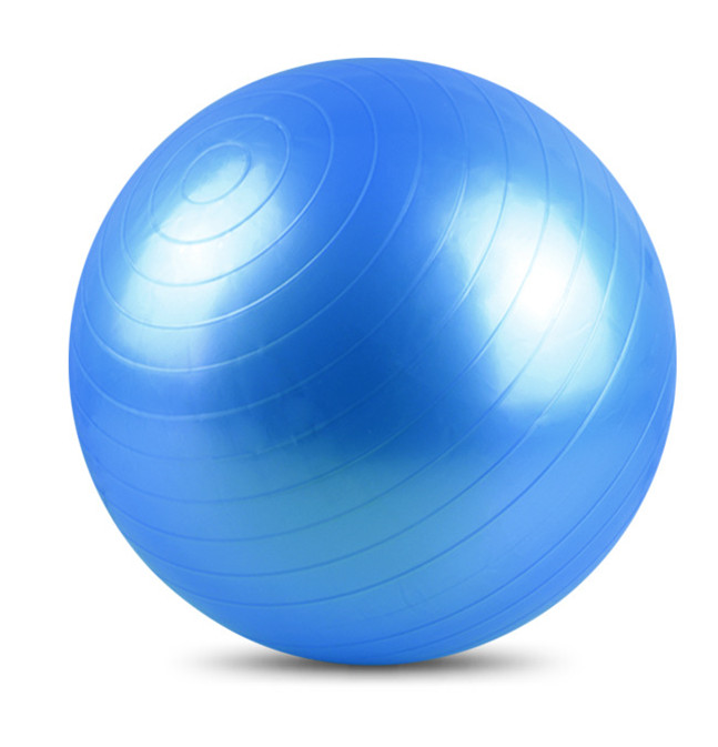 Wholesale Custom Logo Anti-stress Home Gym PVC 65cm Yoga Pilates Ball With Pump