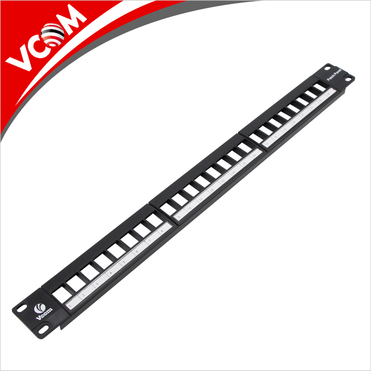 Крепление патч-панель Cat-5e UTP 19 "1U 24 порта RJ45