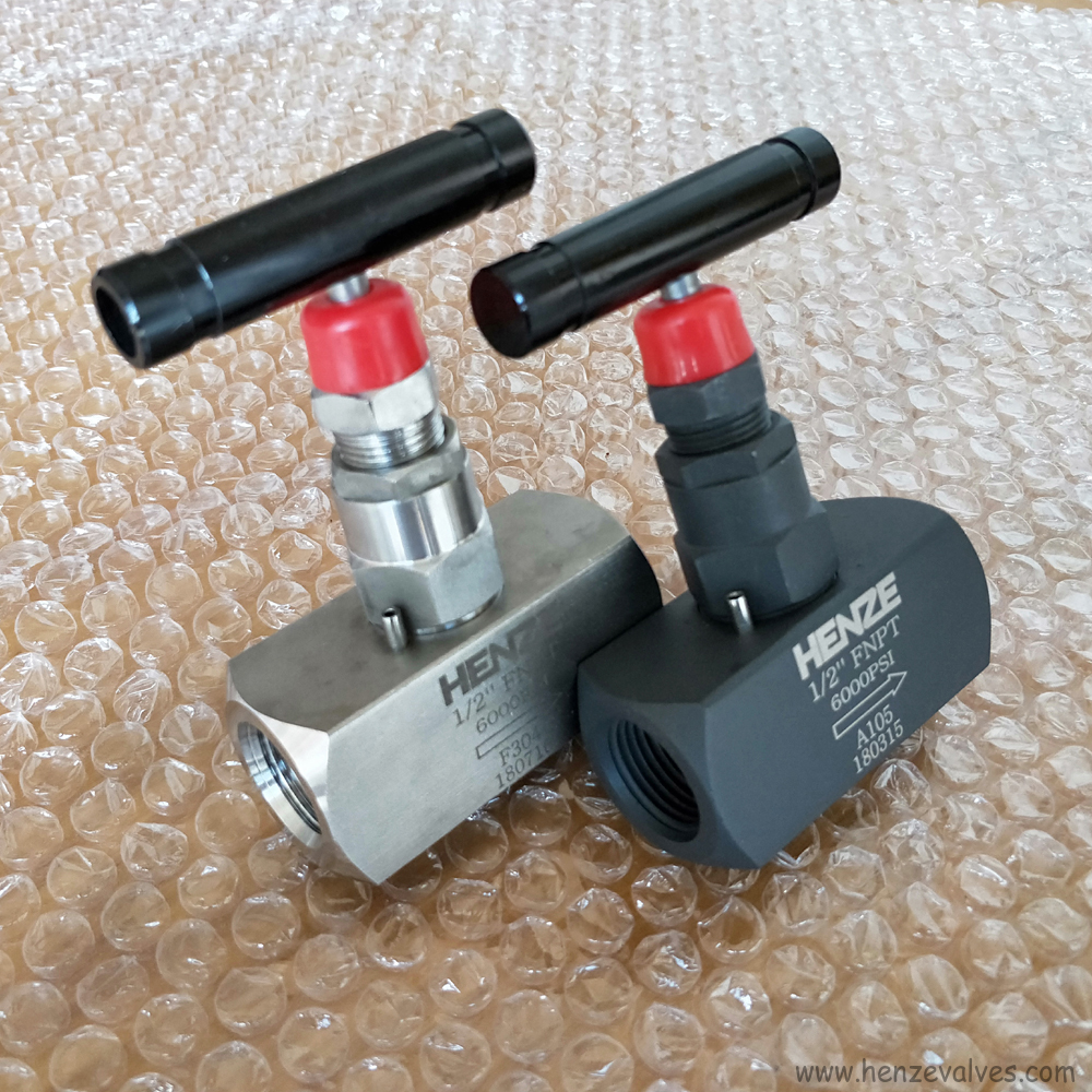 Женский резьбовой иглы клапан FNPT NPT BSP--F SS A105 F304 F316 SAF2205 SAF2507