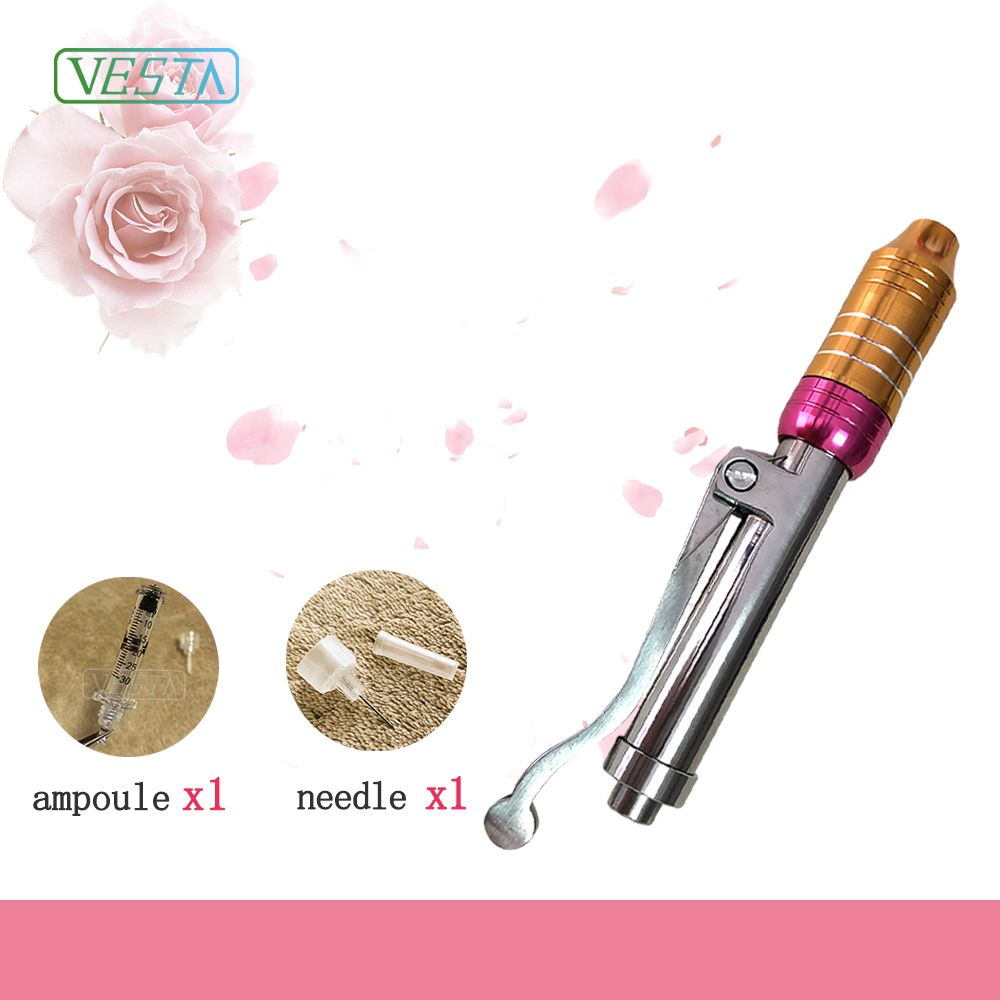 VESTA 2021 Hyaluronic Injection Pen Adjustable Needle-free Injection Hyaluronic Acid Gel Pen Injector For Lifting Lip