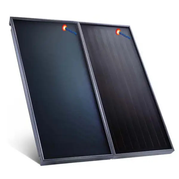 High Efficiency Blue Titanium Flat Plate Solar Collector for Water Heating