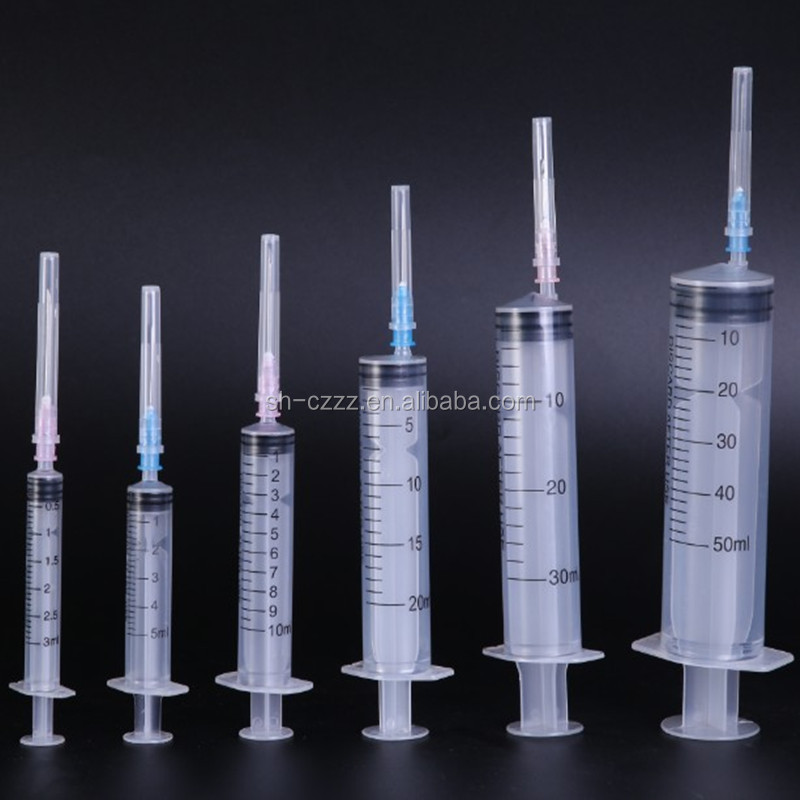 High quality veterinary disposable syringe with needle