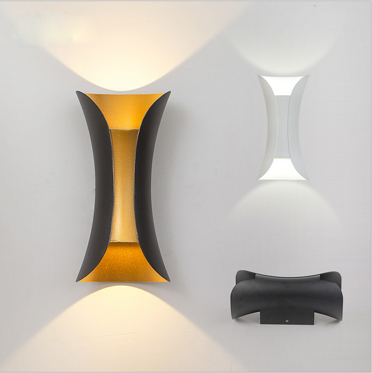 Modern and simple aluminum wall lamp Outdoor waterproof small waist vanity light