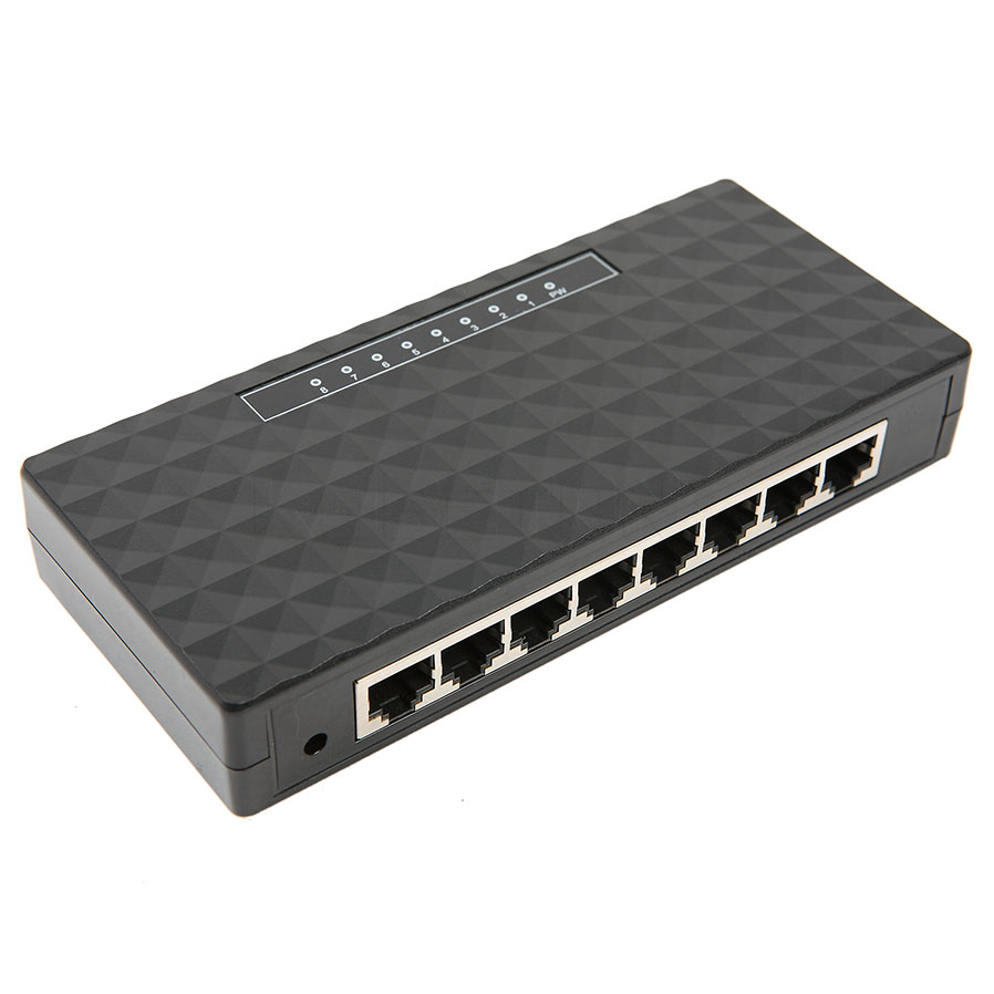 VLAN коммутатор Poe 8 Порт RPOE 10/100 Мбит/с обратного Poe Ethernet зеркало переключатель