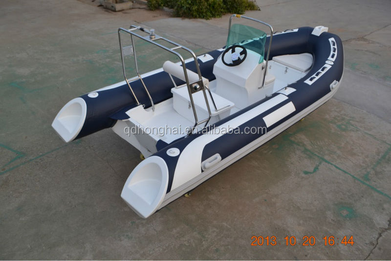 RIB480 Racing надувные лодки морской стекловолокна корпуса ПВХ лодки