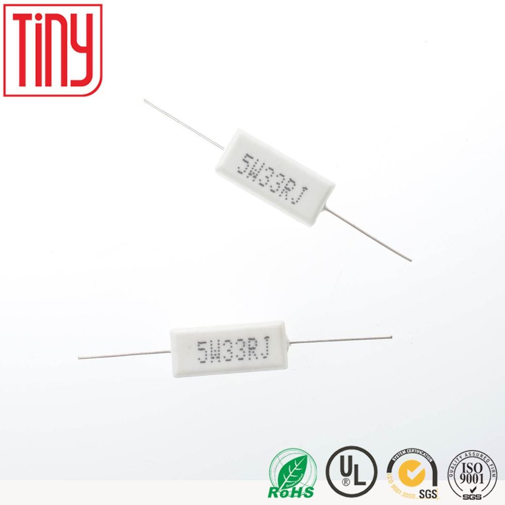 Новый оригинальный 5 Вт 33R высокочастотный 5W33RJ цементный резистор