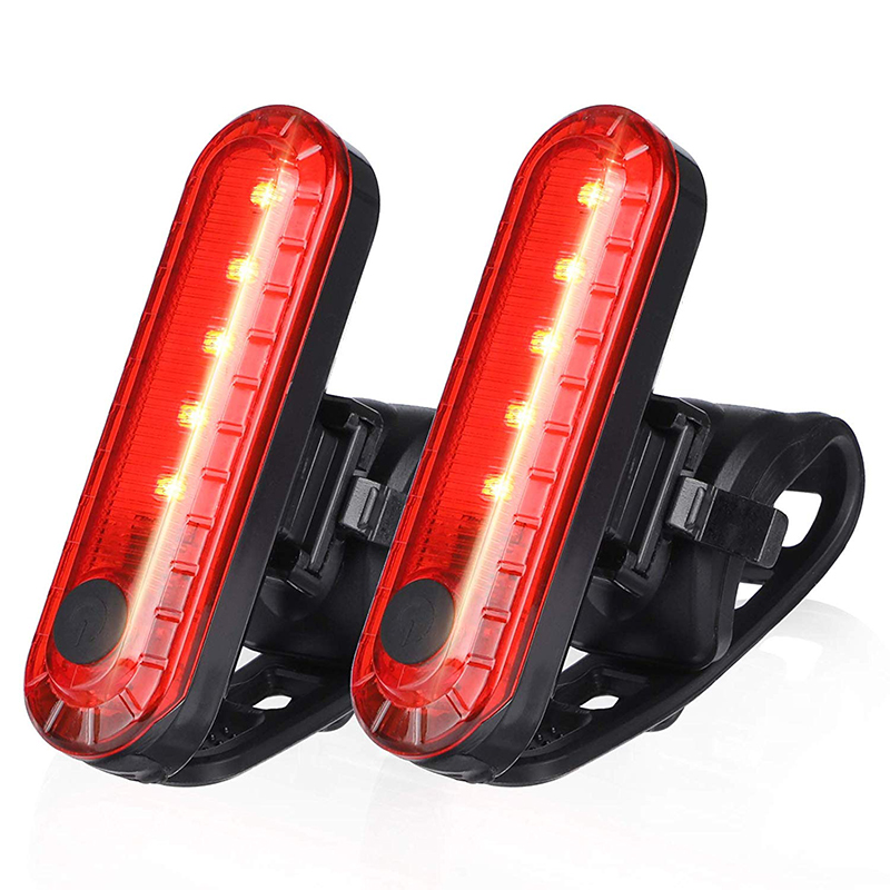 Ningbo Goldmore High Quality USB Rechargeable LED Rear light Waterproof LED Bike Tail Light