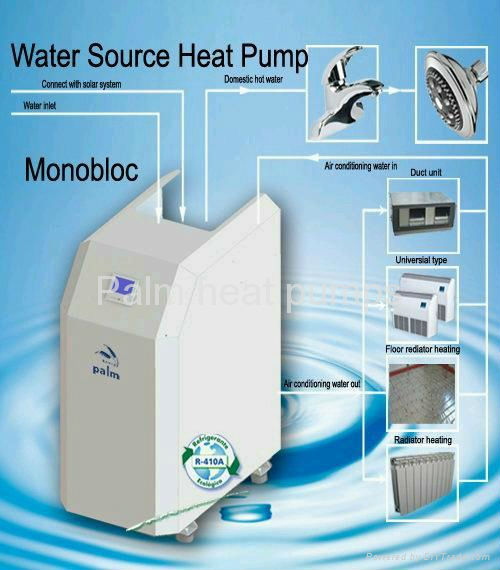 house heating high cop household air source heat pump