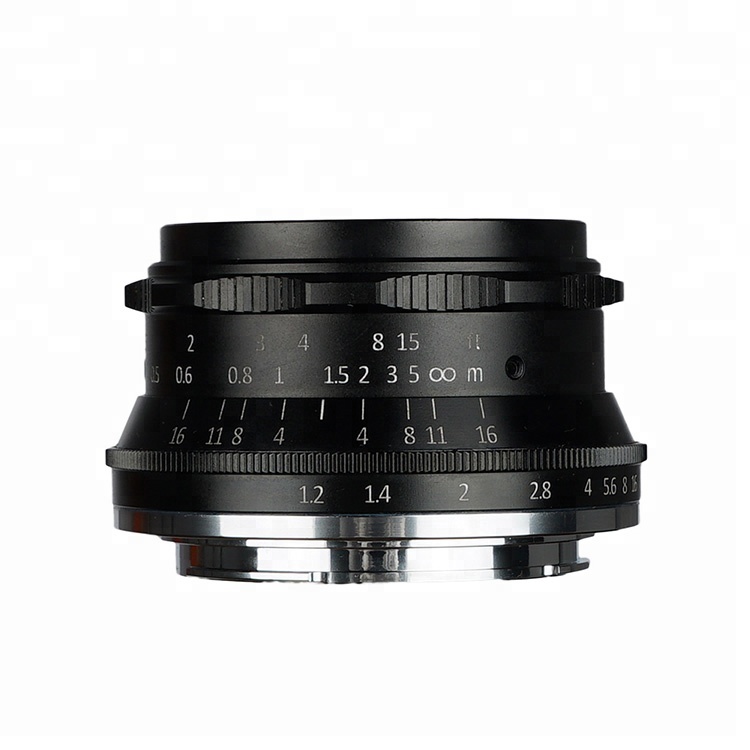 7artisans 35 мм F1.2 APS-C ручной объектив с фиксированным фокусным расстоянием для E для объектива EF Canon EOS-M крепление Fuji FX Mount