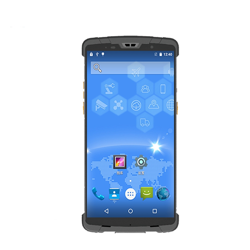 Bluetooth GPS Android 8,1 смартфон NFC RFID портативный терминал для передачи данных PDA 1 D сканер штрих-кодов ручной