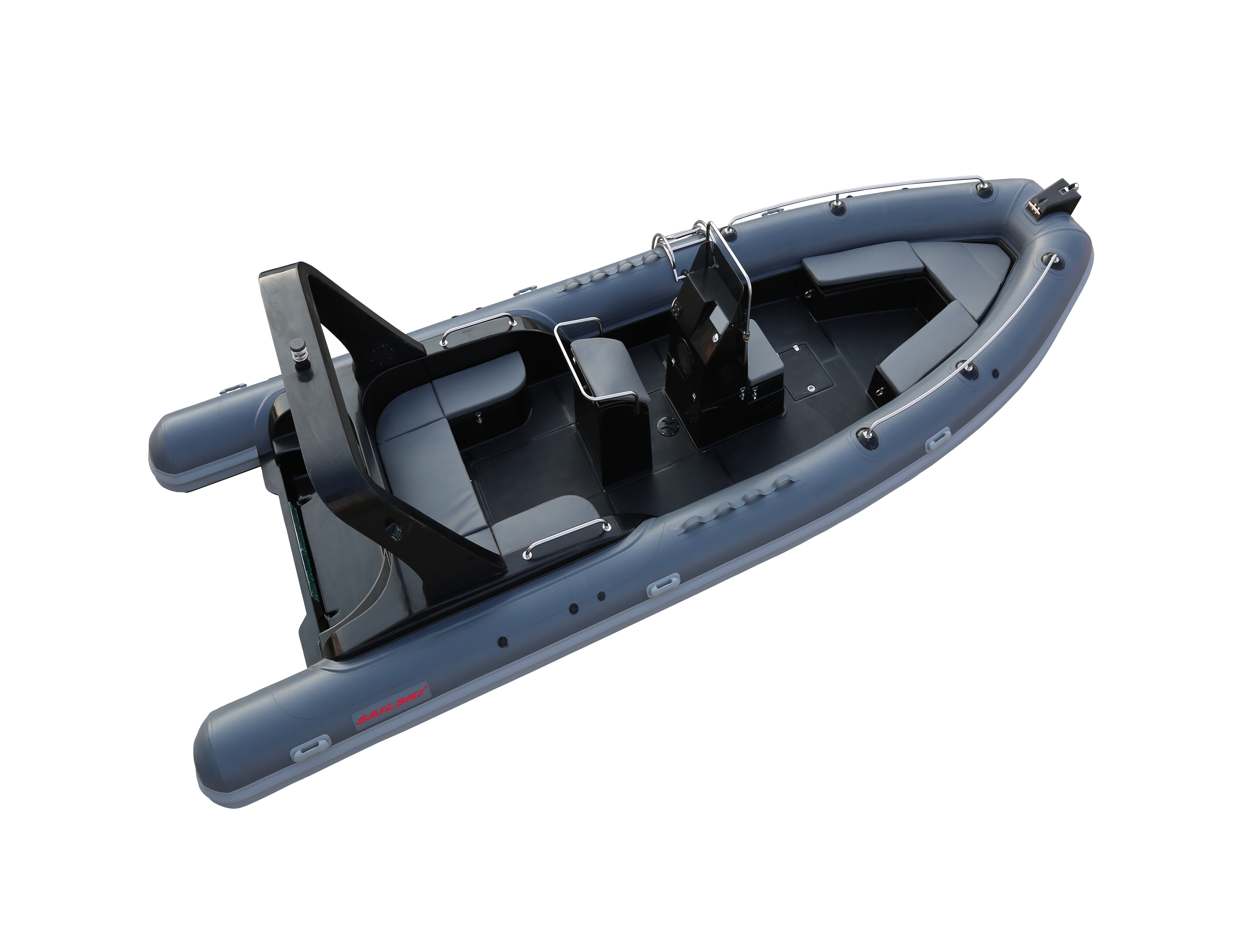 Надувная лодка rib hypalon (длина от 3,3 до 7,6 м, корпус из стекловолокна, подвесной мотор)
