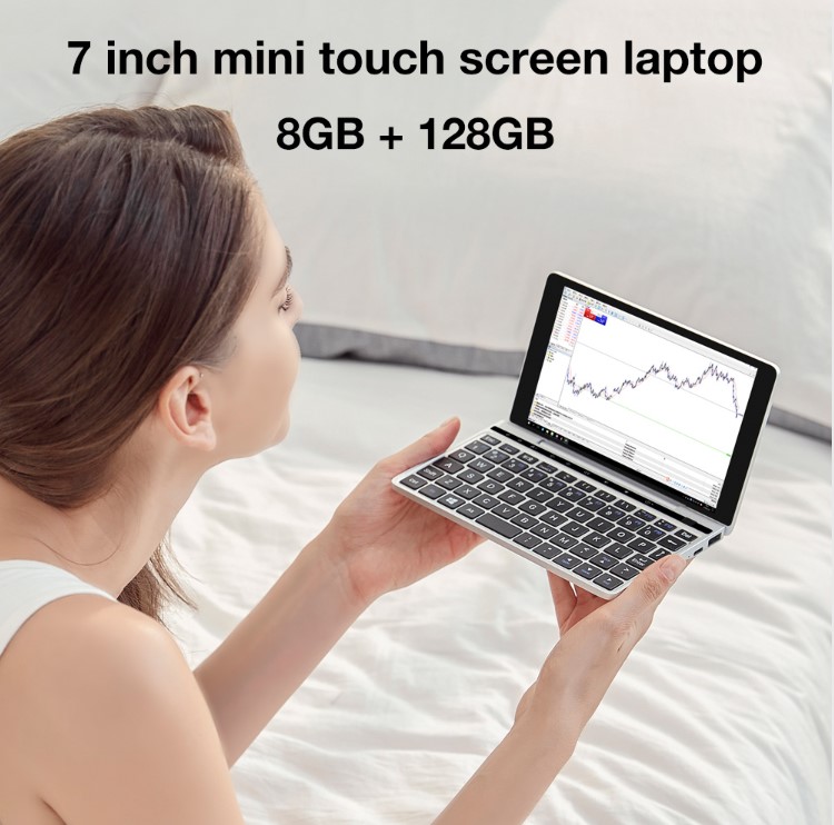 Портативный GPD карман 2 мини-ноутбук 7 дюймов портативные игровые консоли и ультратонких ноутбуках, 8 ГБ/128 ГБ мини ПК игровой ноутбук планшет с сумкой в комплекте